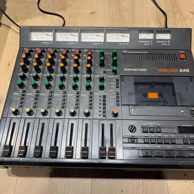 TASCAM 246 Portastudio 4-Track Cassette Recorder 1980s - With new belts and rollers fitted image 3