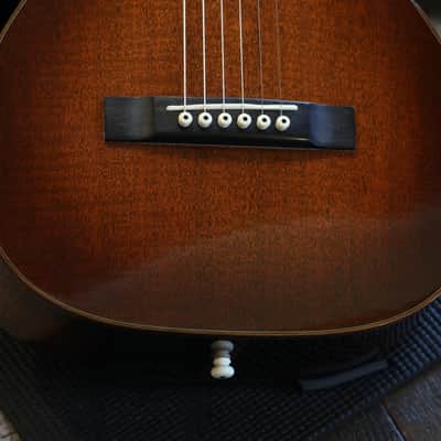 2015 Martin Custom Shop Size 5 Terz 12 Fret Flamed Mahogany Acoustic Guitar Sunburst + OHSC image 5