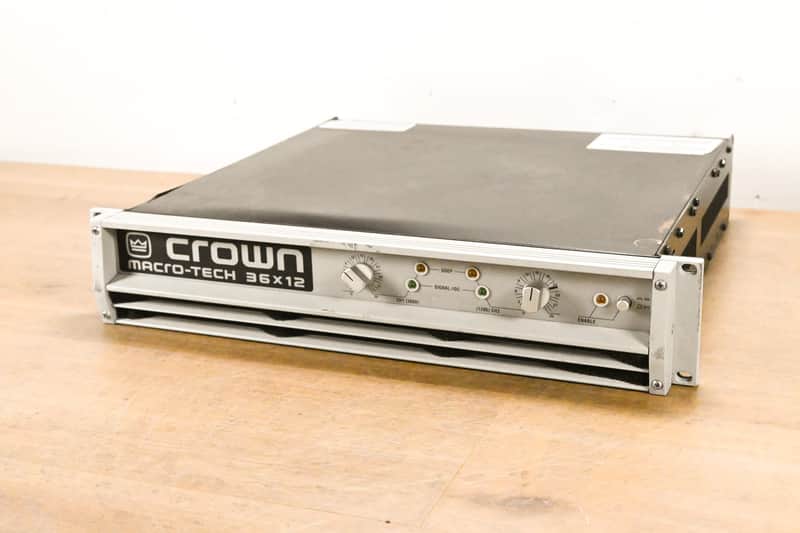 Crown Macro-Tech 36x12 2-Channel Power Amplifier CG015TQ image 1