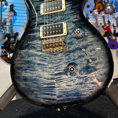 New PRS Custom 24 Custom Color – Faded Whale Blue Smokewrap Burst, PRS Case, Signature Dealer, FREE PLEK 876 image 6