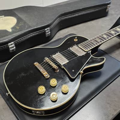 1969 Jedson Les Paul Standard David Gilmour Black Heavy Relic Aged Road Worn Vintage late 60s early 70s British UK brand Made in Japan MIJ MJ RARE Singlecut LP Artist Japanese Electric Guitar Open Book Headstock image 19