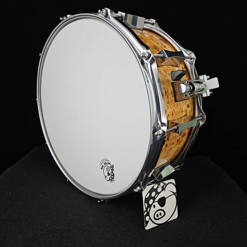 Pork Pie Birdseye Maple Ply Snare - #71071 - 6.5 x 14 - 2020 - NICE ! image 1