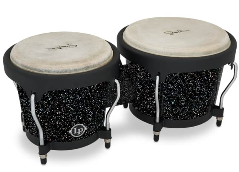 Latin Percussion Latin Percussion LPA601 Santana Aspire Bongo Set - Black Magic image 1