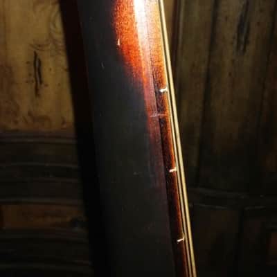 USA Lyra Slot Head Parlor art deco 1930's Striped Sunburst Inlaid Marquetry and case make an offer image 16