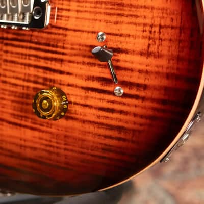 PRS SE Studio Electric Guitar - Orange Tiger Smokeburst with Gig Bag image 10
