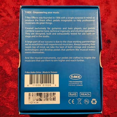 T-Rex Hobo Drive Overdrive & Preamp Pedal – NOS / Mint in Box (Discontinued Rare Find) image 4