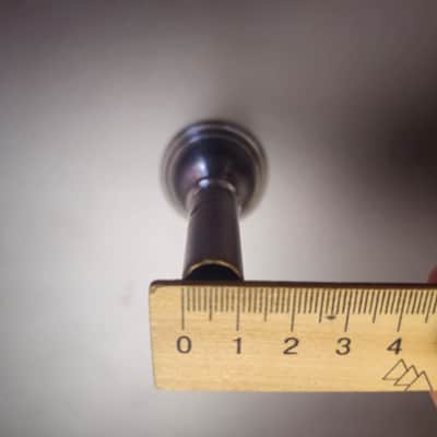 Mouthpiece Trumpet Nickel Plated 1940s Brand N-VEPA Н-ВЕПА Soviet Union image 7