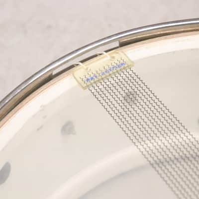 Ludwig Pioneer 5.5x14" Snare Drum NOB 6 Lug White Marine Pearl Vintage 1960's image 15