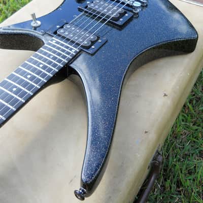 Early 80's Guild X-79, Original, Beautiful Black Metallac, Great Cond, OHSC! image 7