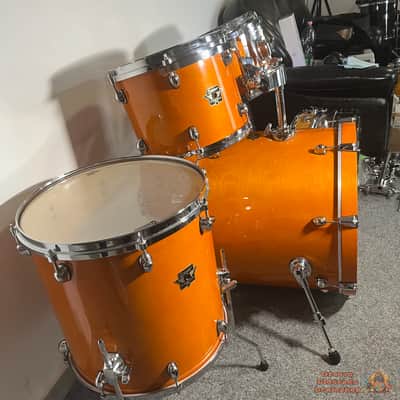 Premier Cabria XPK 22,12,13,16 Maple Drum Kit - Orange image 3