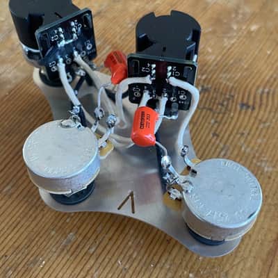 Gibson Les Paul / Telecaster Deluxe Wiring Harness – CTS 500K Push/Pull – Orange Drop Caps image 4