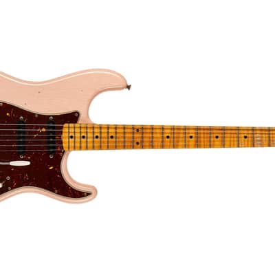 Fender Custom Shop 62 Flamethrower Stratocaster Journeyman Relic Shell Pink (Pre-Owned, 2024, EC+) #C7581784 image 2