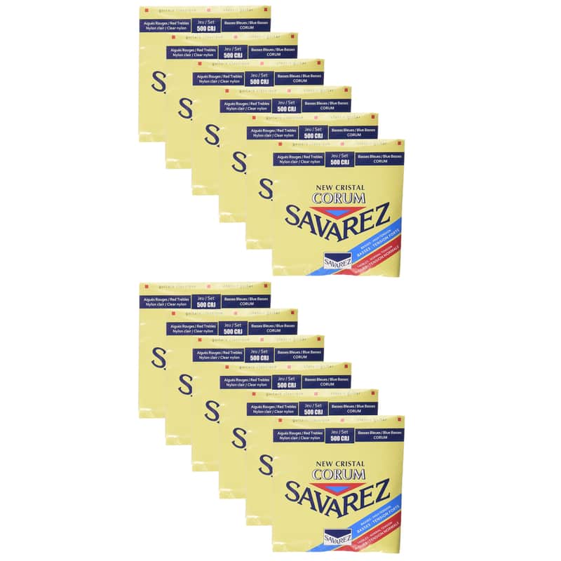Savarez 500CRJ Cristal Corum High Tension (12 Pack Bundle) image 1
