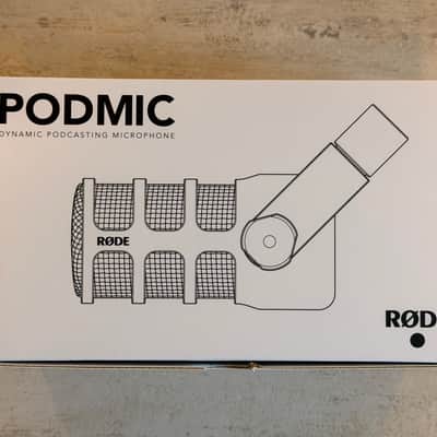 RODE PodMic Cardioid Dynamic Podcasting Microphone 2019 - Present - Black image 2