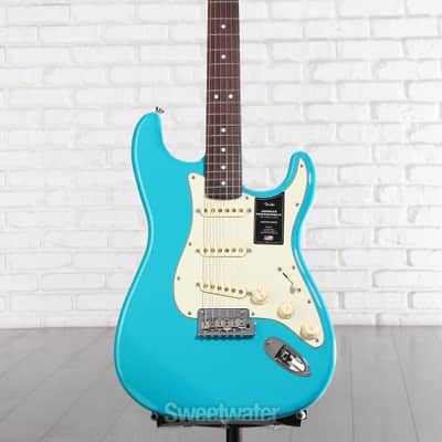 Fender American Professional II Stratocaster - Miami Blue with Rosewood Fingerboard (StratAP2RMBd1) image 1