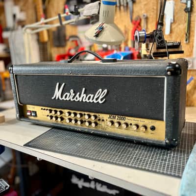 Marshall JCM 2000 TSL 100 Triple Super Lead 3-Channel 100-Watt Guitar Amp Head 2000s - Black image 2