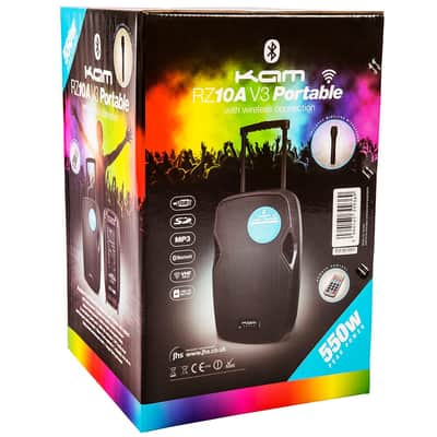 KAM 10" Portable Speaker with Bluetooth¸ ~ 550w image 2