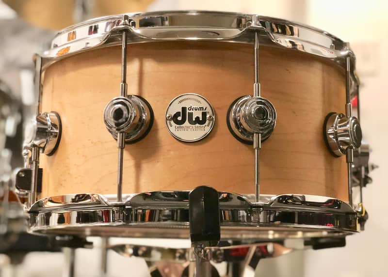 DW Collector's Series "10&6" Maple Snare Drum - 14x7 - Natural Satin (Used) image 1