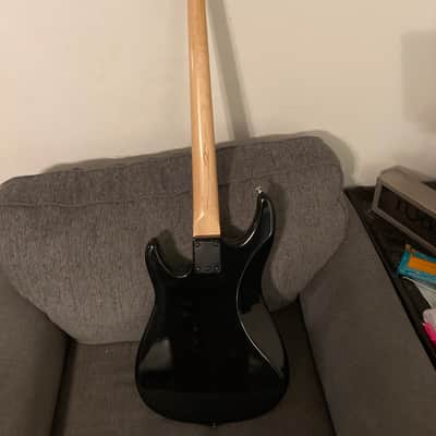 Vintage 1992 Peavey USA Fury 4 String P Bass Fender Precision Black Poplar Body Maple Neck Stringjoy image 2