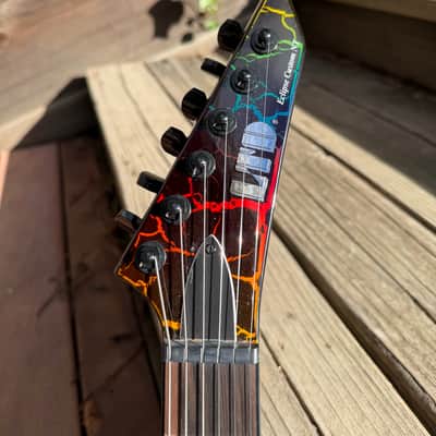 ESP LTD Eclipse '87 NT 2021 - Present - Rainbow Crackle image 3