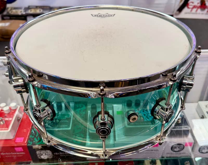 DW 14” Acrylic Coke Bottle Snare - Pre Owned image 1