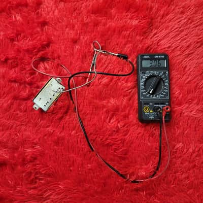Unknown Brand Pair of Chrome Covered "Faux Buckers" Humbuckers - Possibly 1970's - 2000's - 2.98K and 3.06K - Ceramic Magnet - 49.5mm Pole Spacing - Possibly From Japan MIJ image 20