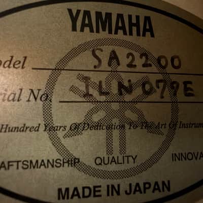 Yamaha SA2200 Violin Semi-Hollow Electric Guitar - Violin Sunburst image 18