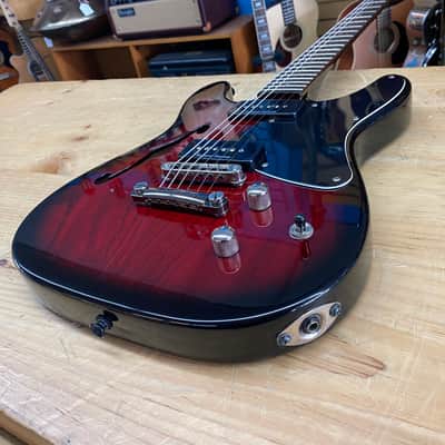 Fender TC-90 Double Cutaway Thinline Seymour Duncan P90- Trans Red Burst image 6