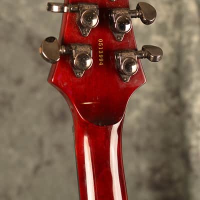 Schecter Custom XXX Hellraiser C-1 2005 Black Cherry Quilt Neck Thru Dual Duncan Humbuckers image 4