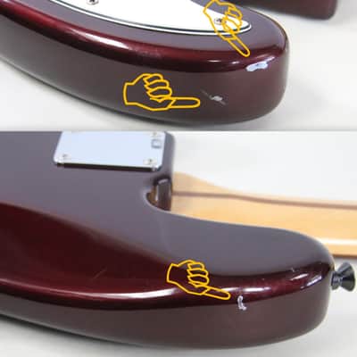 Fender Standard Jazz Bass with Rosewood Fretboard 1998 - 2008 - Midnight Wine image 20