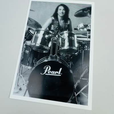 Pearl Artist Promotional Photo Set with Logo Sticker circa 1992-1995 image 4