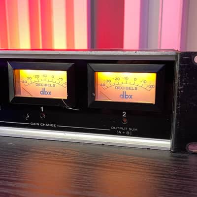 DBX 162 Stereo Compressor / Limiter 1970s - Black image 2