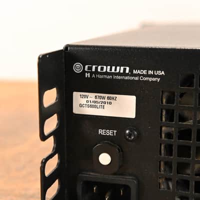 Crown CTs 600 Two-Channel 300W Power Amplifier CG01NHF image 10