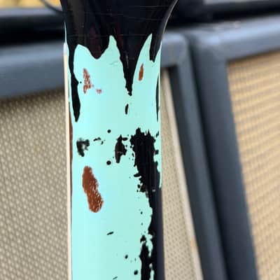 Gibson 1960 Standard Historic Les Paul 2016 - Black over Kerry Green Aged image 11