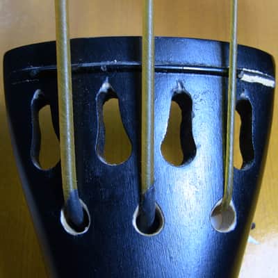 Engelhardt M3 1/4 size laminated upright bass USA 1991 with bag image 12