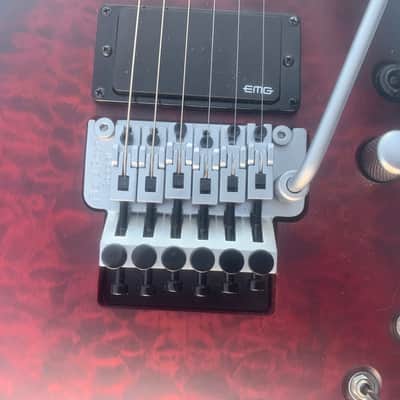 Schecter Hellraiser C-1 FR S Sustainiac 2014 - 2017 - Purple Burst Quilt image 5