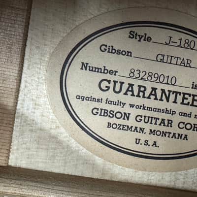 Gibson J-180 Everly Brothers 1989 - Black image 13