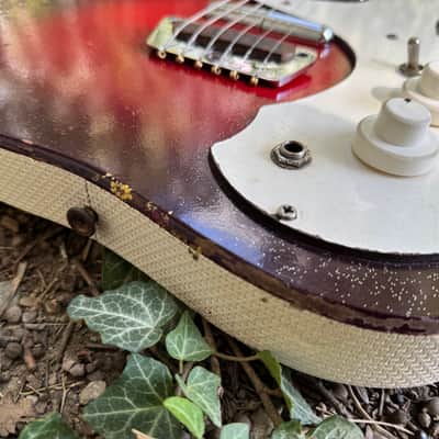 Silvertone Danelectro 1457 1964 Red Burst Made in USA Vintage image 11