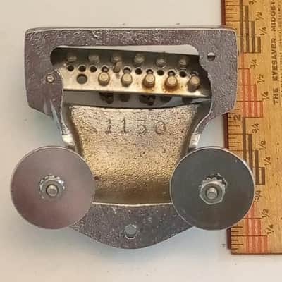 Ludwig P34 Butt Plate+Adjusting Plate Wire Screws 87 Buddy Rich Classic Strainer image 2