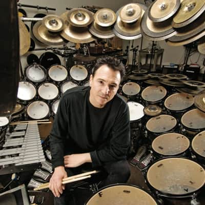 DW Terry Bozzio's 5x13" Collector's Craviotto Solid Shell Snare Drum 1998-Transparent Black Satin Oil image 4