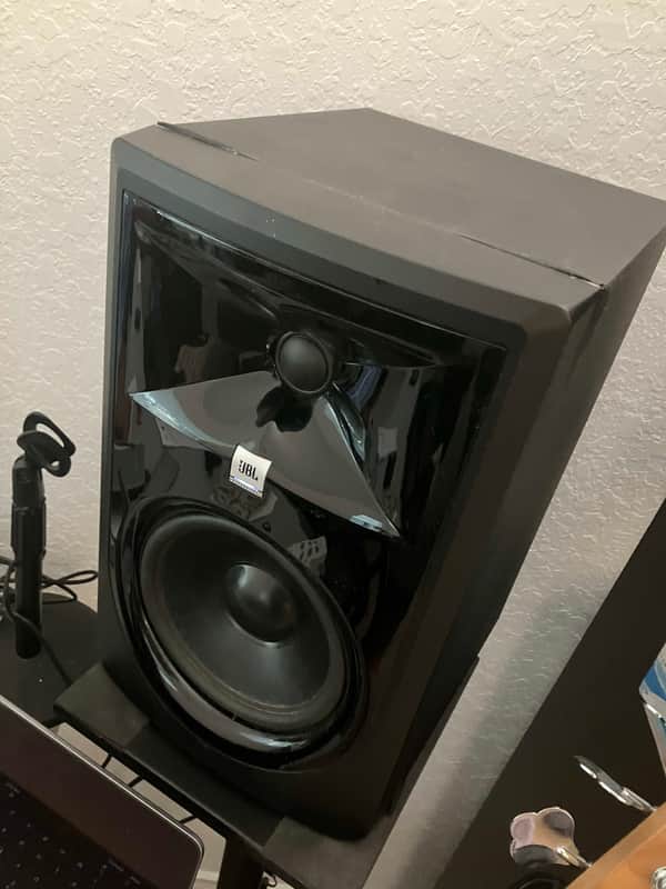 JBL 306P MkII 2-Way 6.5" Active Nearfield Studio Monitors (Pair) 2010s - Black image 1