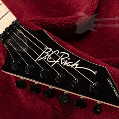 B.C. Rich Gunslinger Retro II with Floyd Rose - Red Crackle image 10