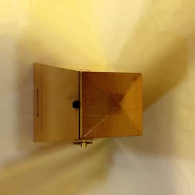 Fully Restored Vintage Seth Thomas Metronome No 10 Mid 1970s Birdseye Golden Maple, Serviced, Solid Brass Trim image 2