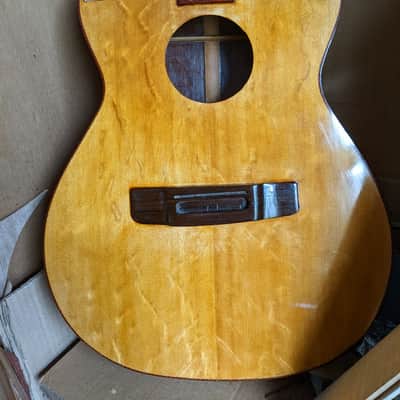Handmade 40in Bearclaw Sitka Brown Ebony Wide Nut Shellac image 9
