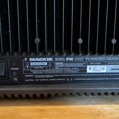 Mackie 808S 8-Channel 1200-Watt Powered Mixer 2000 - 2009 - Gray image 5