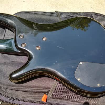 1992 Ibanez SR800 Bass - Black Finish - Active Electronics - Made in Japan image 6