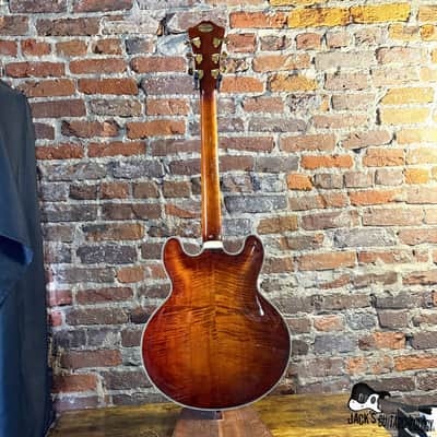 Eastman T186MX Semi-Hollow Electric Guitar w/ Gibson Pickups & HSC (2008 - Root Beer Flame) image 13
