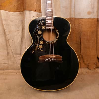 Gibson J-200 Lefty  1975 Black image 1