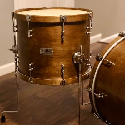 MapleWorks custom Maple drum set wood hoops tube lugs Keller Maple Ayotte C&C SJC image 6