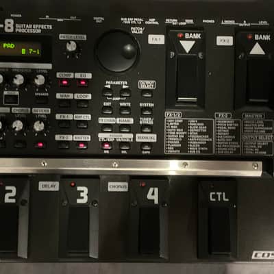 Boss GT-8 Multi-Effect Unit 2004 - 2008 - Black W/ power supply image 2